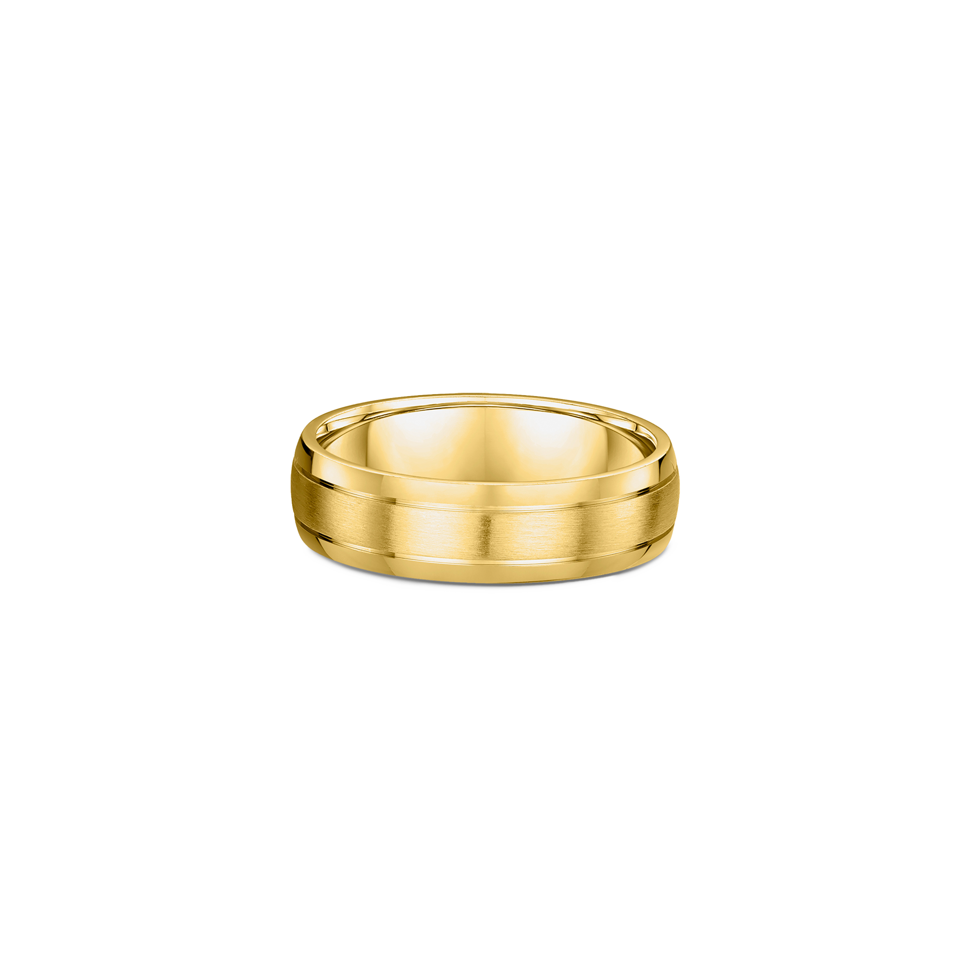 MULTI TEXTURED MEN'S WEDDING BAND - Image 2