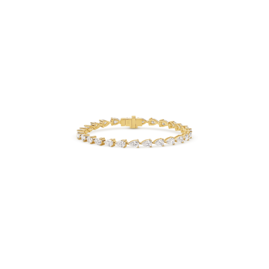Alternative view of PEAR CUT TENNIS BRACELET
