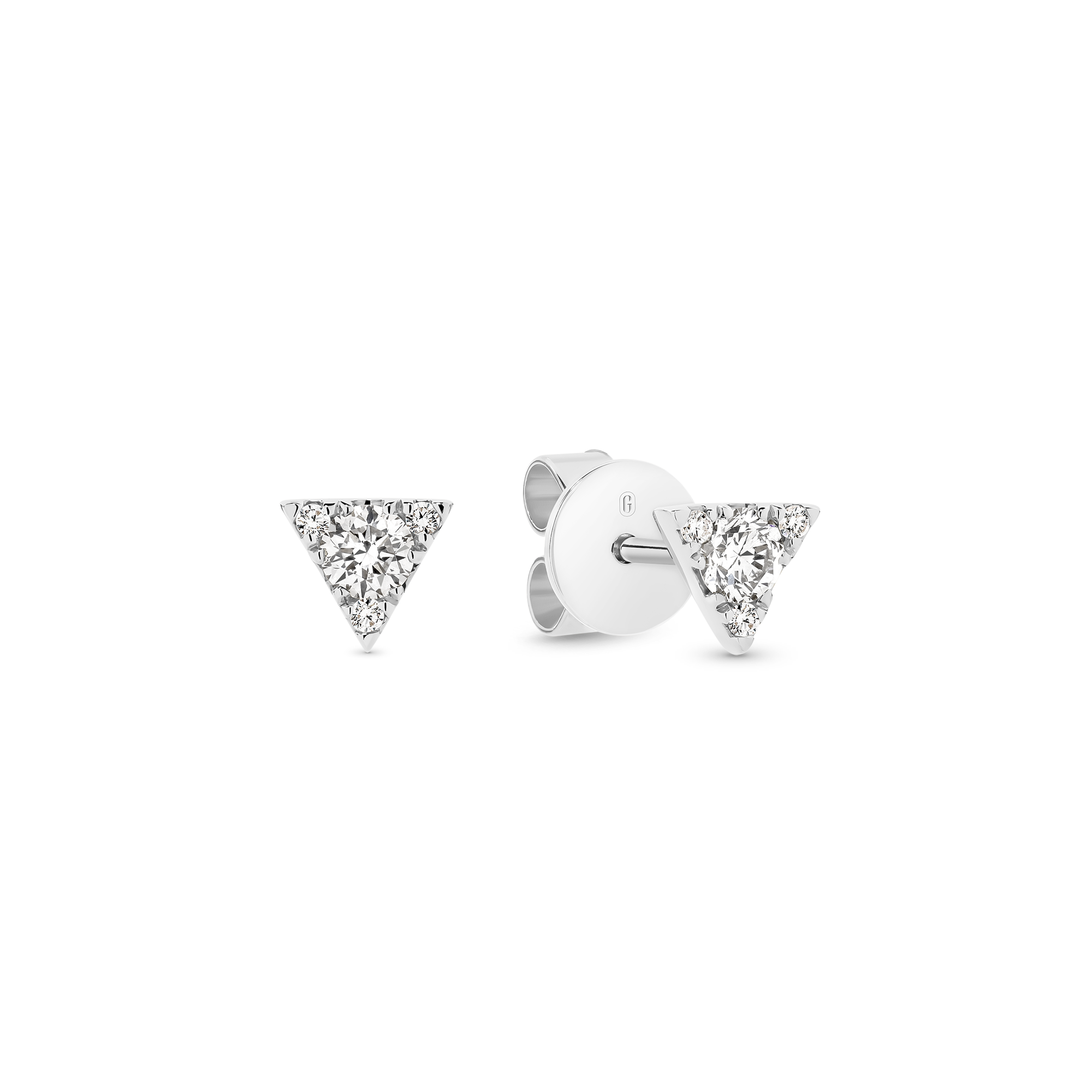 TRIANGLE DIAMOND STUD