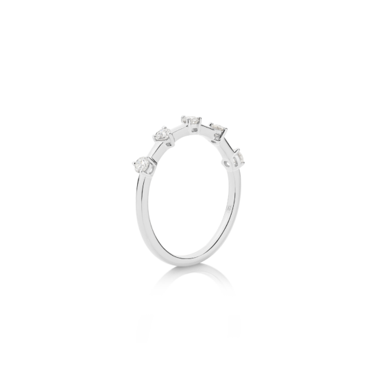 Alternative view of SPACED DIAMOND BAND